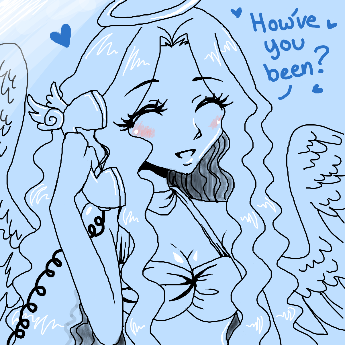 Drawing in Heaven, Hell or Houston by LinkIsMine