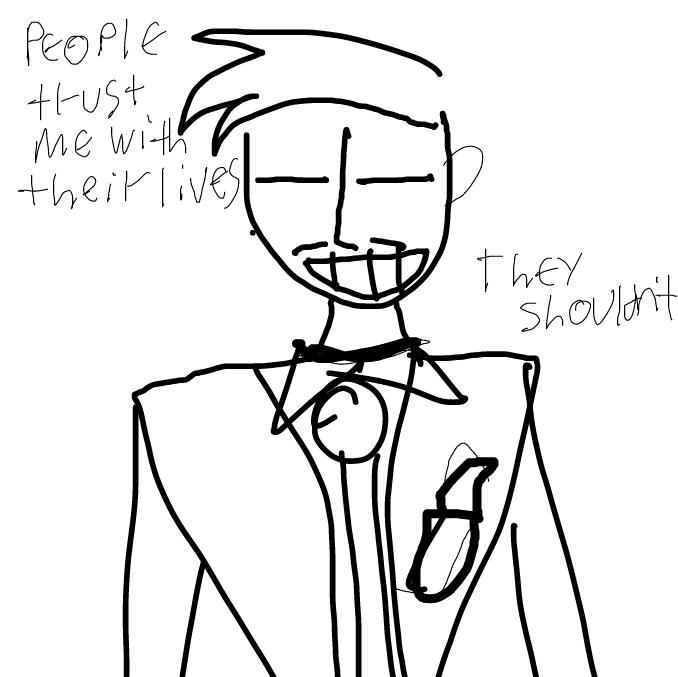 Drawing in People trust me by HaileyS