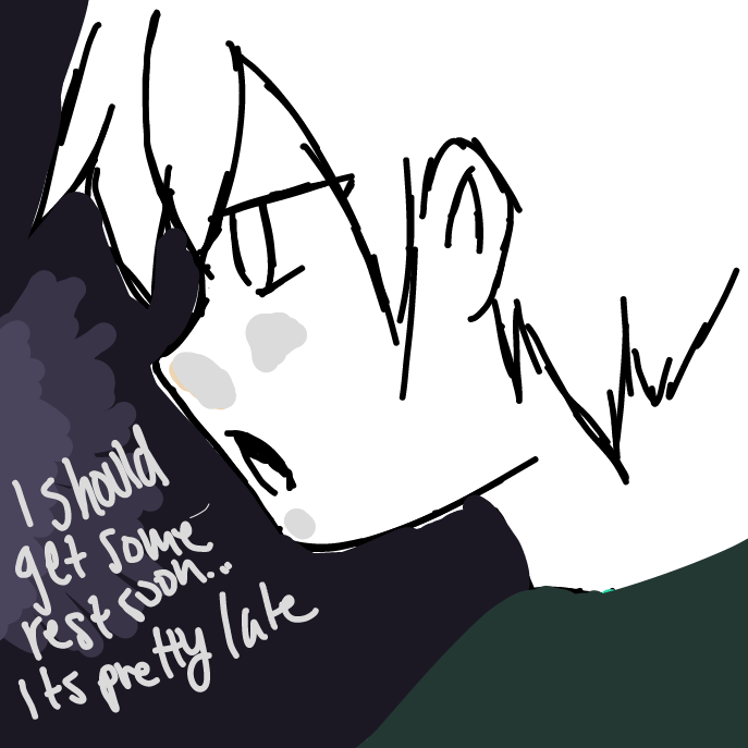 Drawing in Ghost!? by Rayochii