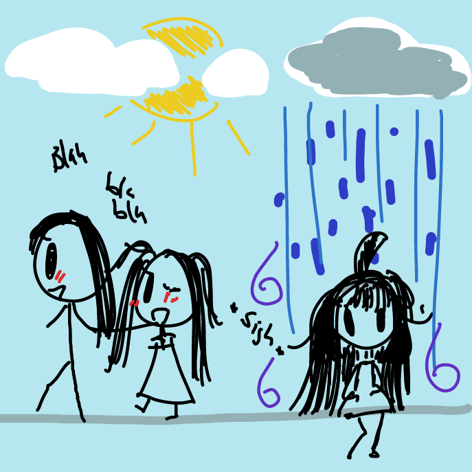 Drawing in Friends by Rayochii