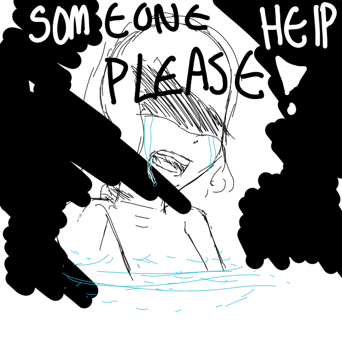 Drawing in Because it ends on a cliffhanger by Rayochii