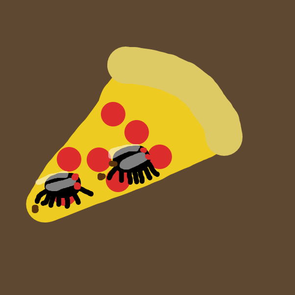 The flies do! (and poop on it too...) - Online Drawing Game Comic Strip Panel by Yitsul