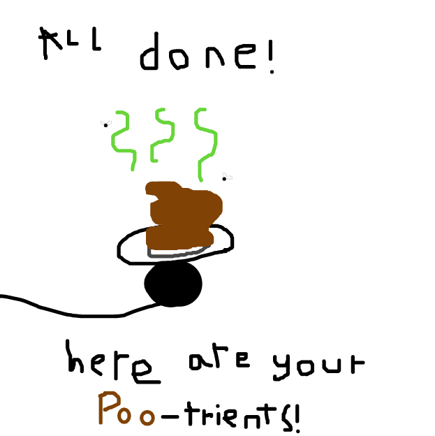 He made him some poo-trients! - Online Drawing Game Comic Strip Panel by Monkey_HugLuv