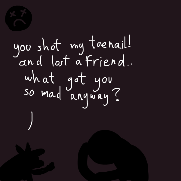 "man it's dark in here" - Online Drawing Game Comic Strip Panel by Peyocay