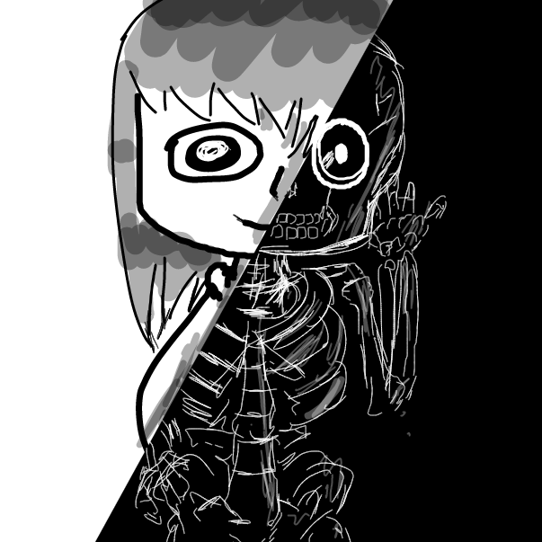 Drawing in 💀 by FifaSam