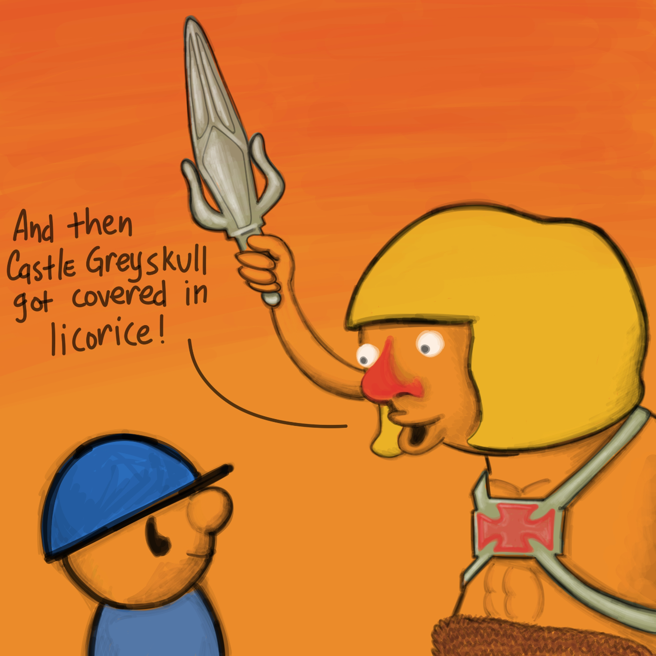  - Online Drawing Game Comic Strip Panel by Wizard Croissant