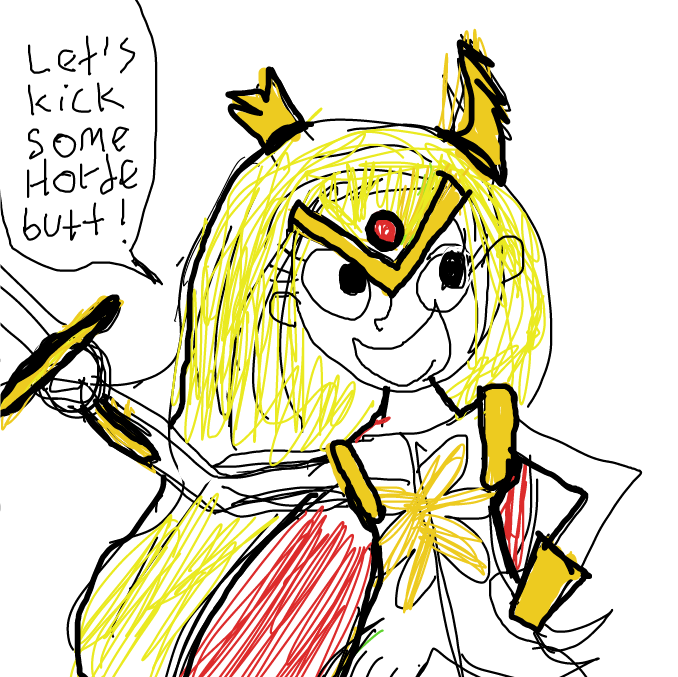 Drawing in She-Ra: Doing it OK by HaileyS
