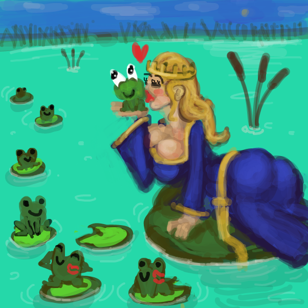 Pondchelor - Online Drawing Game Comic Strip Panel by Peyocay