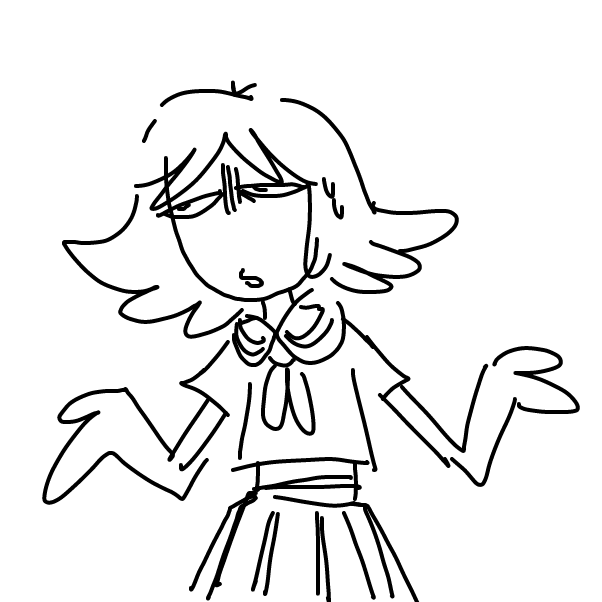 shrug... - Online Drawing Game Comic Strip Panel by Chumky