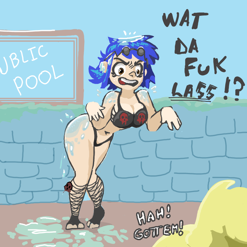  - Online Drawing Game Comic Strip Panel by Mothbunita