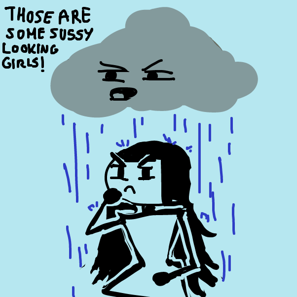 "Like totally!" - Online Drawing Game Comic Strip Panel by Peyocay