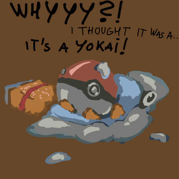 "I thought it was a cake.." "WHYYYY" - Online Drawing Game Comic Strip Panel by Peyocay