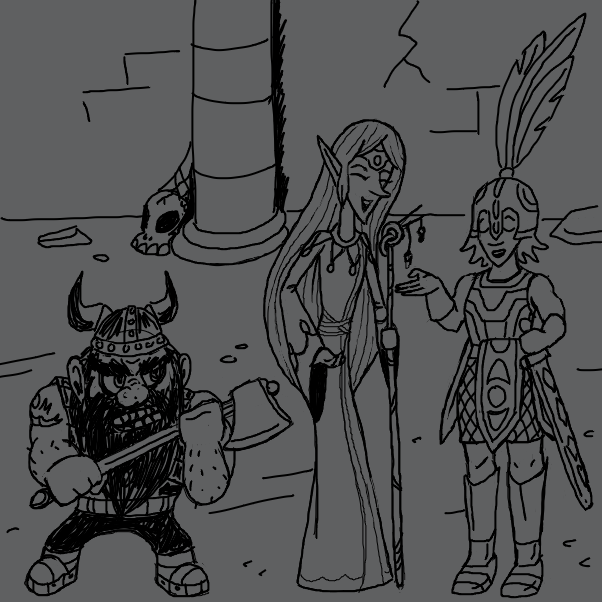  - Online Drawing Game Comic Strip Panel by EggLeon