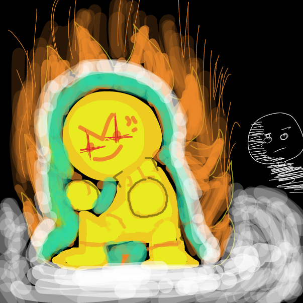 Drawing in aura by FifaSam