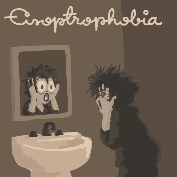 Eisoptrophobia - Online Drawing Game Comic Strip Panel by Aluminimalism