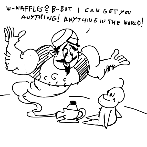 "C'mon kid  think big!" - Online Drawing Game Comic Strip Panel by Peyocay