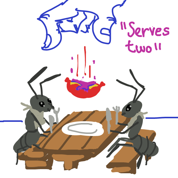 delicious! - Online Drawing Game Comic Strip Panel by Peyocay