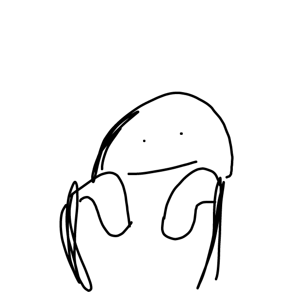 Drawing in just an among us charakter as an anime by Pojen