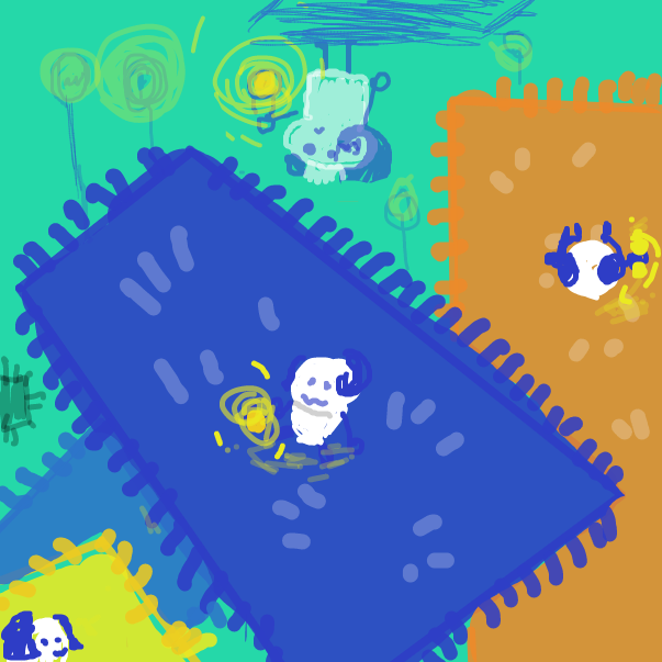 Drawing in world of rugs by FifaSam