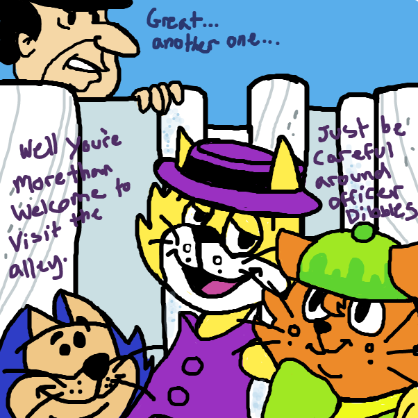 Drawing in Top Cat by SirensPort