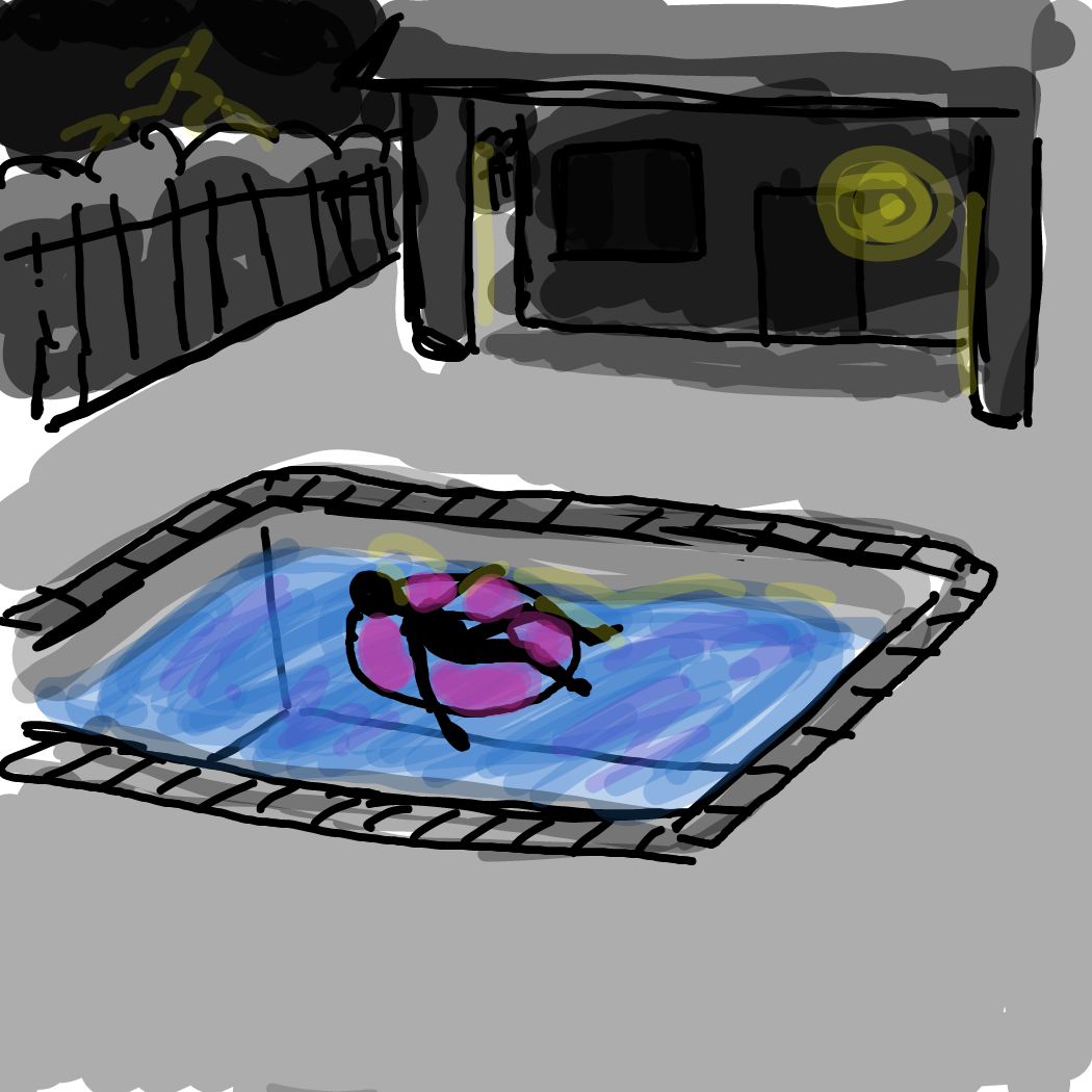 Its a recurring dream of mine.  - Online Drawing Game Comic Strip Panel by Rednightlights