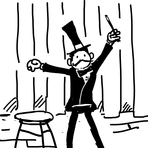 Drawing in Magic Trick by Peyocay