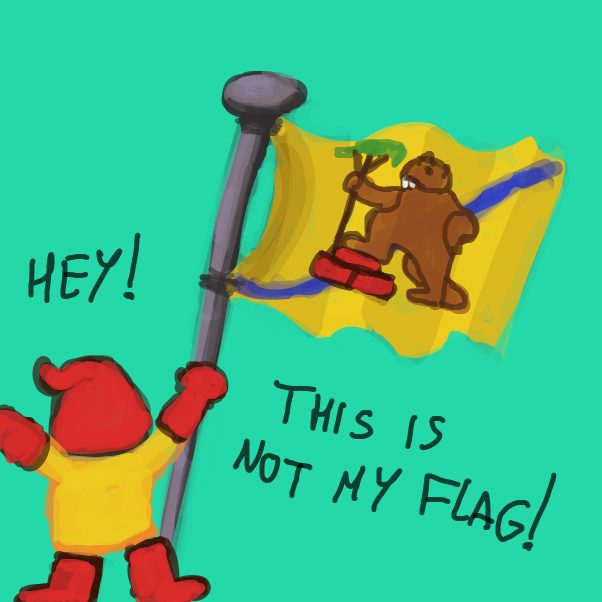 flag of Khoroshevo-Mnevniki - Online Drawing Game Comic Strip Panel by Peyocay