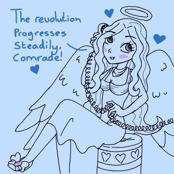 Drawing in Heaven, Hell or Houston by EggLeon