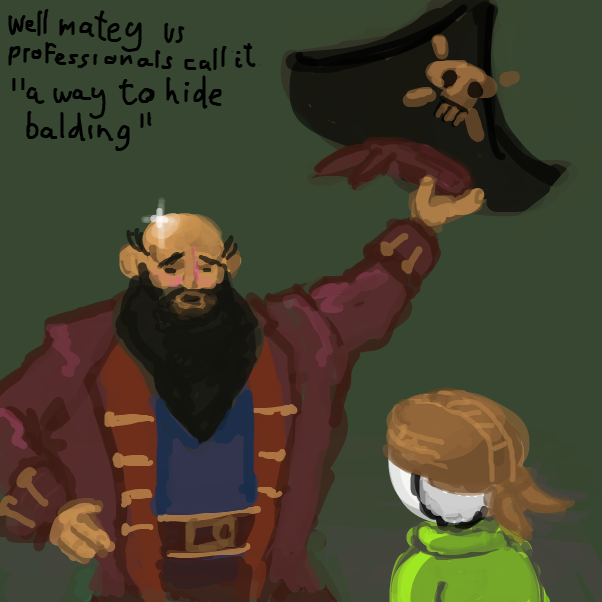 "Oh well. Would you like a parrot?" - Online Drawing Game Comic Strip Panel by Peyocay