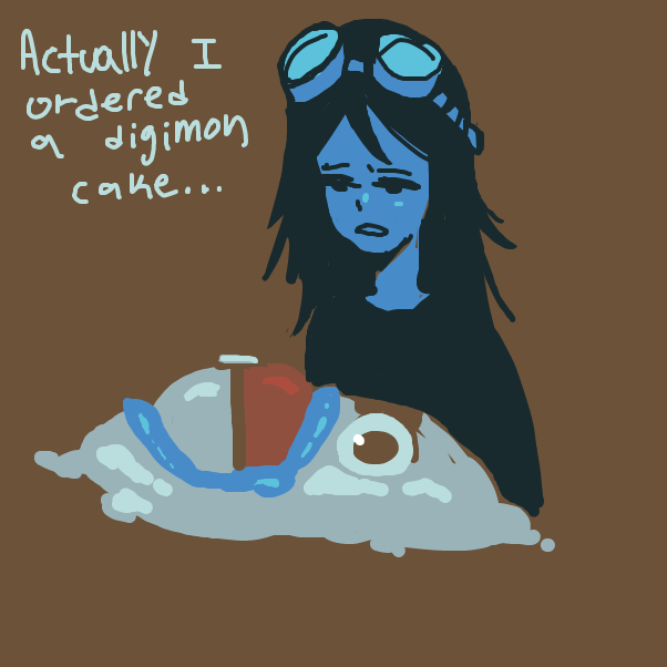 Drawing in cake by Chumky