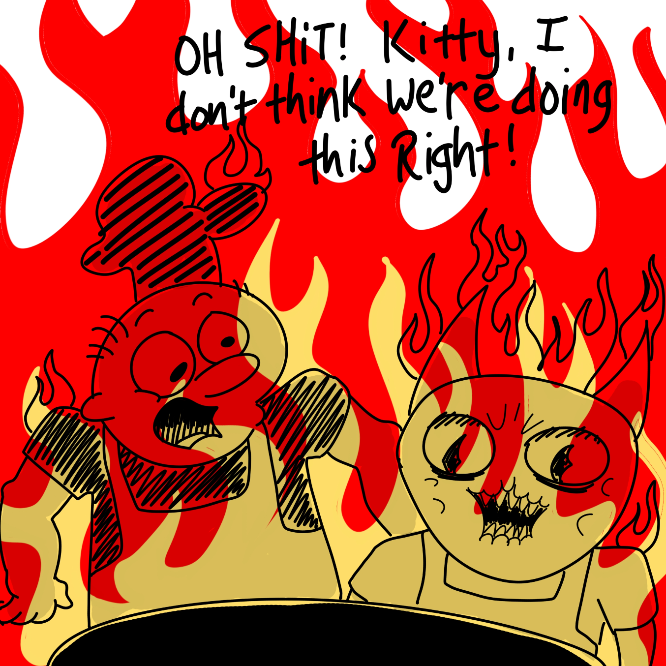  - Online Drawing Game Comic Strip Panel by Wizard Croissant