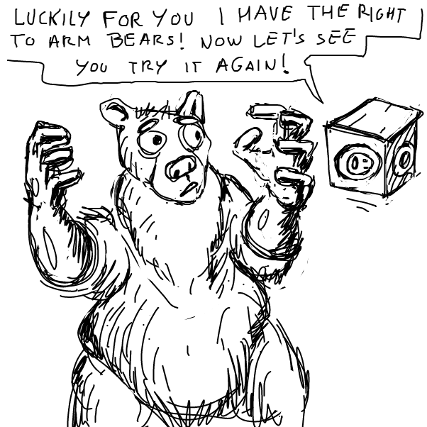 just bear with me here - Online Drawing Game Comic Strip Panel by Peyocay