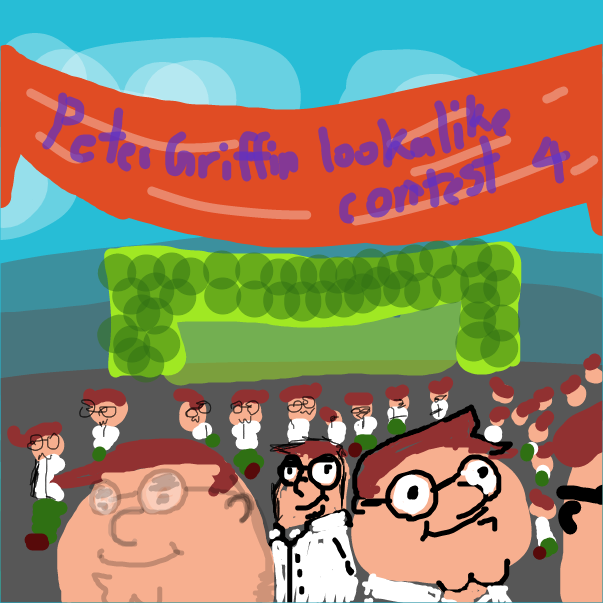 Drawing in peter griffin lookalike contest by FifaSam