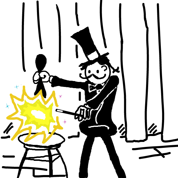 Drawing in Magic Trick by irgl