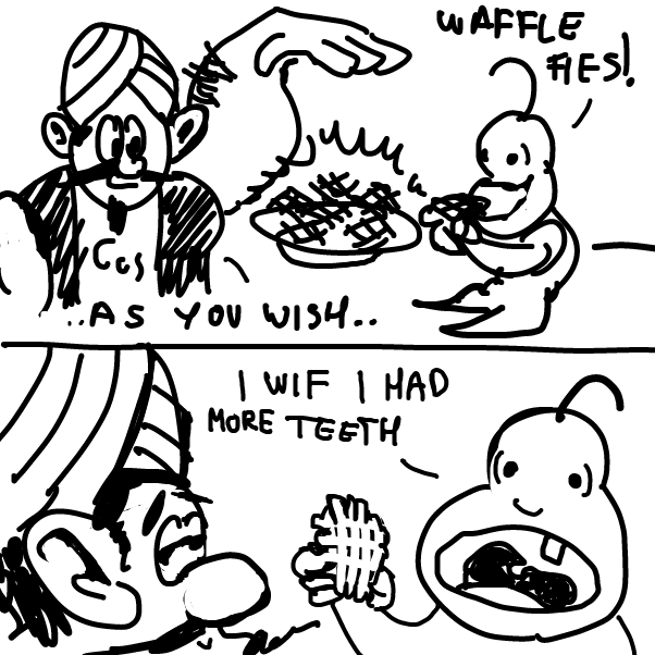 "as you wish, master" - Online Drawing Game Comic Strip Panel by Peyocay