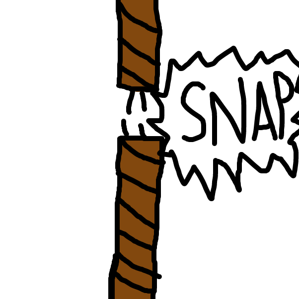 the rope snaps?!?? - Online Drawing Game Comic Strip Panel by Yitsul