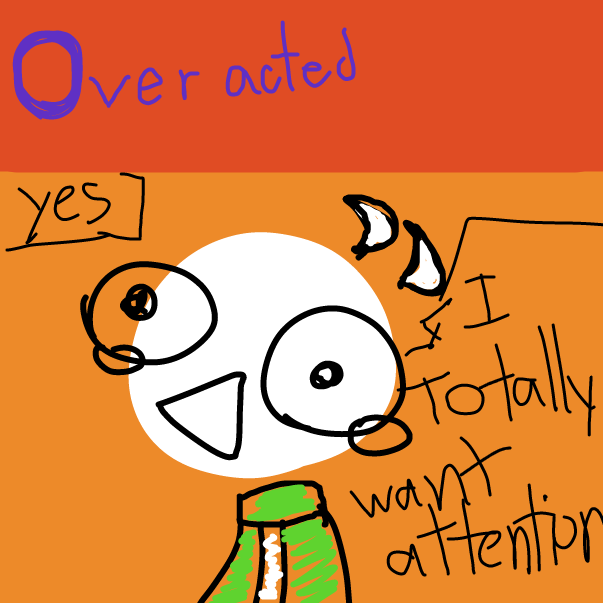 sigh..........
introvert and ADHD wasn't a good mix at all - Online Drawing Game Comic Strip Panel by FifaSam