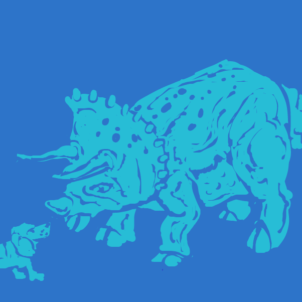 suspicious dog - Online Drawing Game Comic Strip Panel by Peyocay