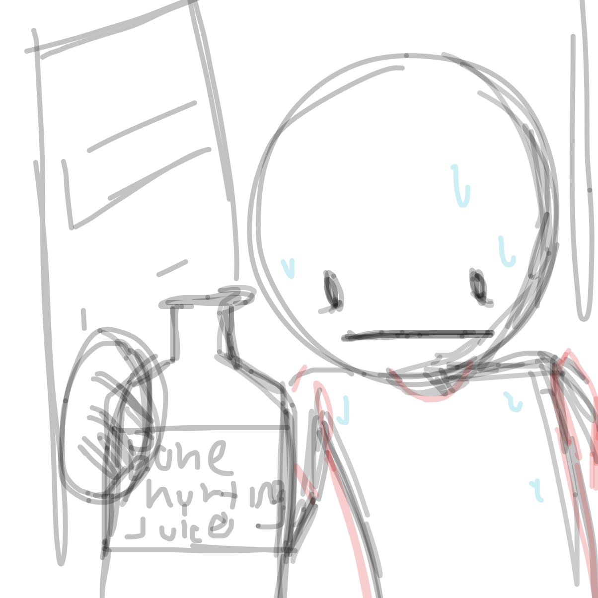 Drawing in I'm gonna take a drink... by Razputin