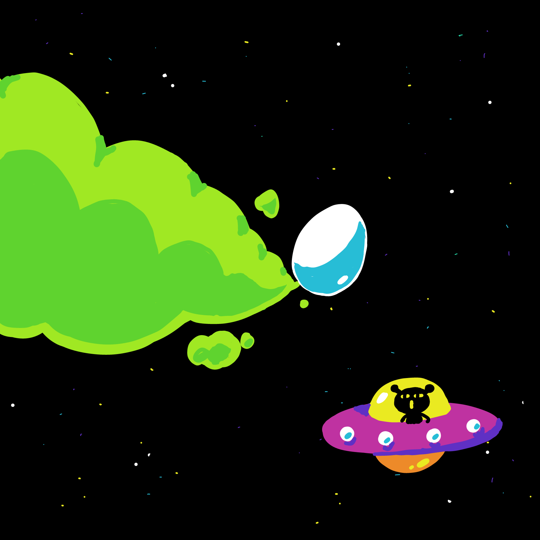 Drawing in The Gassy Egg by bittoh