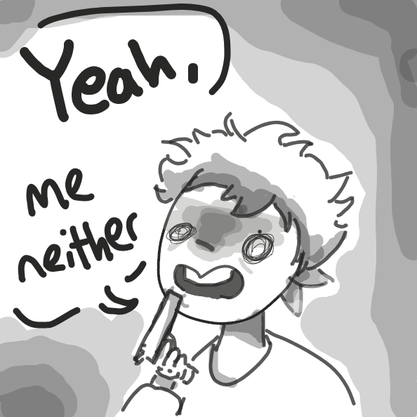 Drawing in Sad by doodlecomet