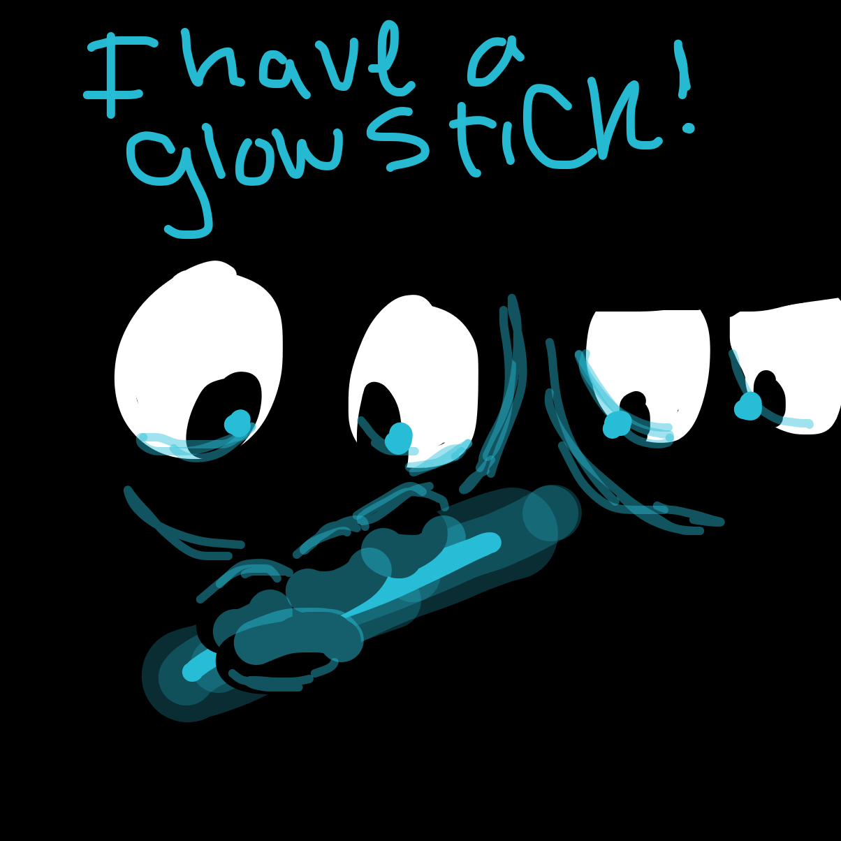 Drawing in Lights out by Razputin