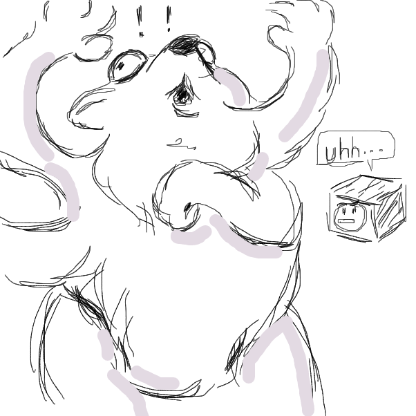 While discussing how they have the right to arm bears, the bear suddenly sprouts tons of arms - Online Drawing Game Comic Strip Panel by Haley Cardwell