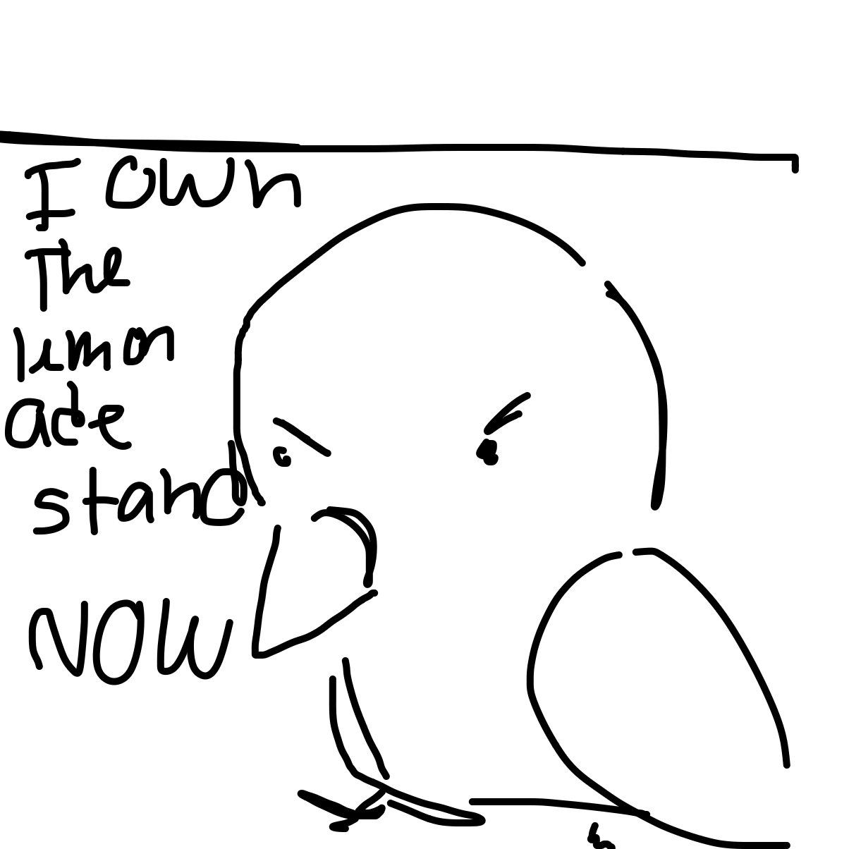 Drawing in The lemonade stand… by Razputin