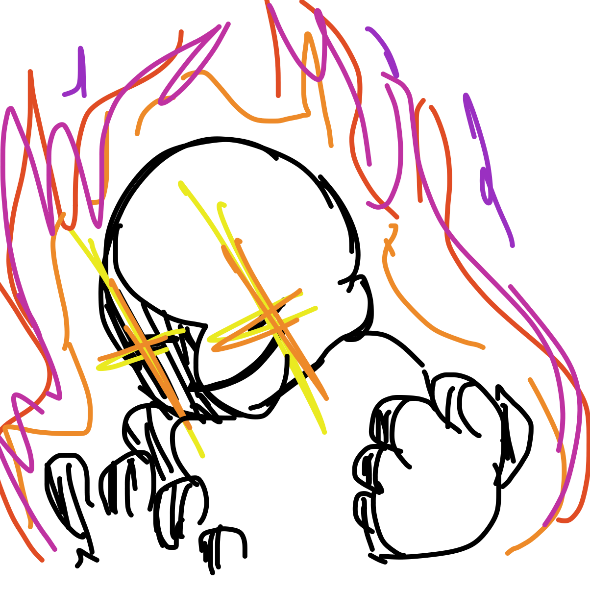 Drawing in Lol ORA ORA by Razputin