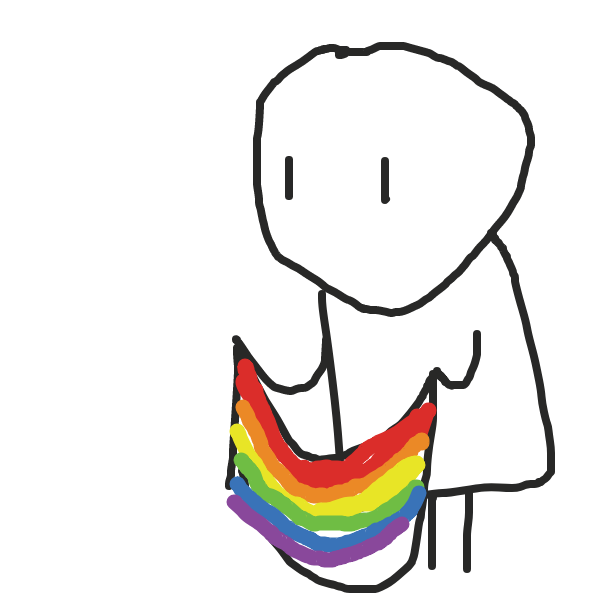 he makes everything around him gay af - Online Drawing Game Comic Strip Panel by acesart.io