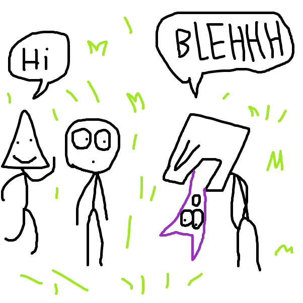 Drawing in SANDWICH V: oh I spit out the snake by Yitsul