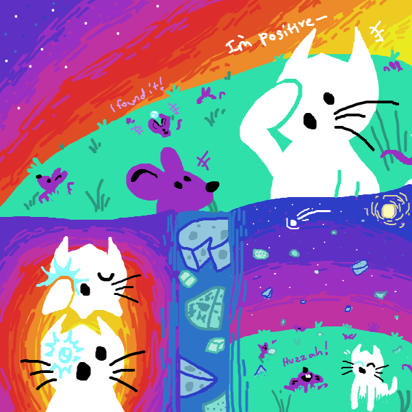 Drawing in Cat by SirensPort