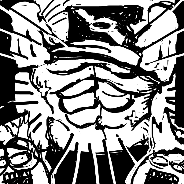 THE SITUATION - Online Drawing Game Comic Strip Panel by Peyocay