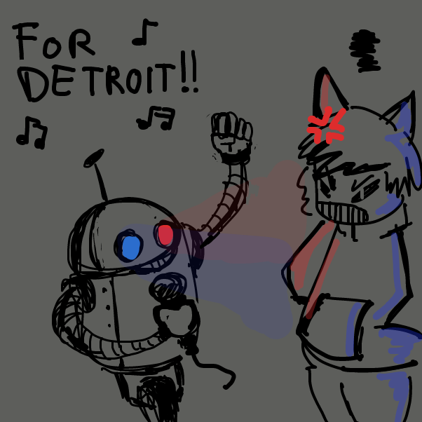 another basic murder imminent - Online Drawing Game Comic Strip Panel by Peyocay